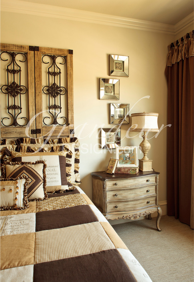 Example of a classic bedroom design in Other