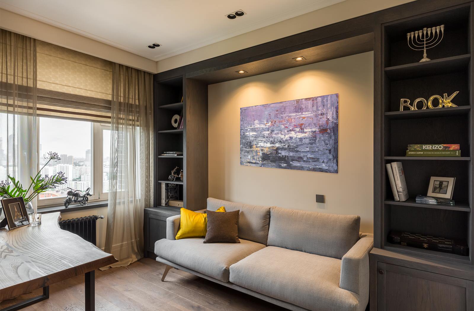 Реализация трехкомнатной квартиры ЖК"Народного ополчения"(Two-bedroom apartment)