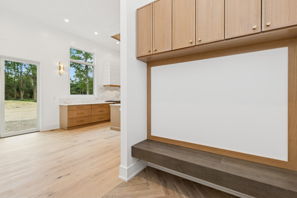 Functional Elegance in the Garage Entryway
