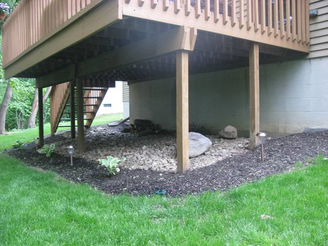 Design ideas for under deck