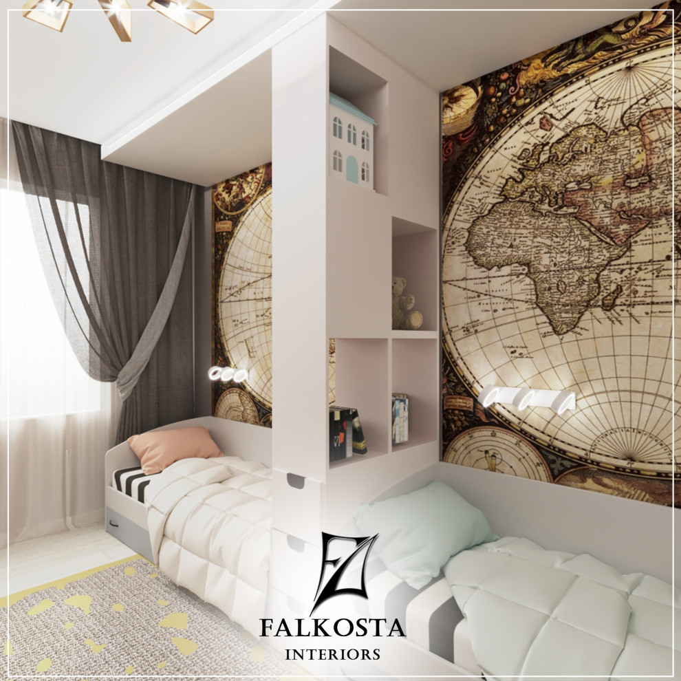 Дизайн интерьера в Нур-Султане. Стильная квартира от Falkosta