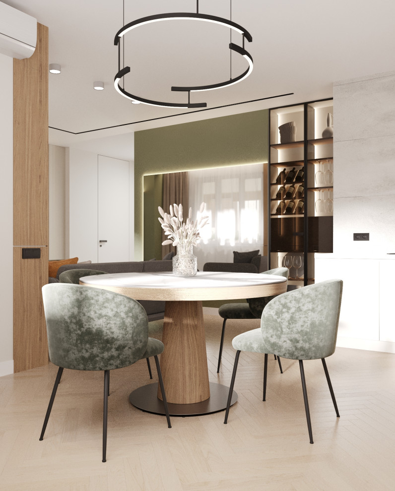 Кухня-гостиная в ЖК Александровский