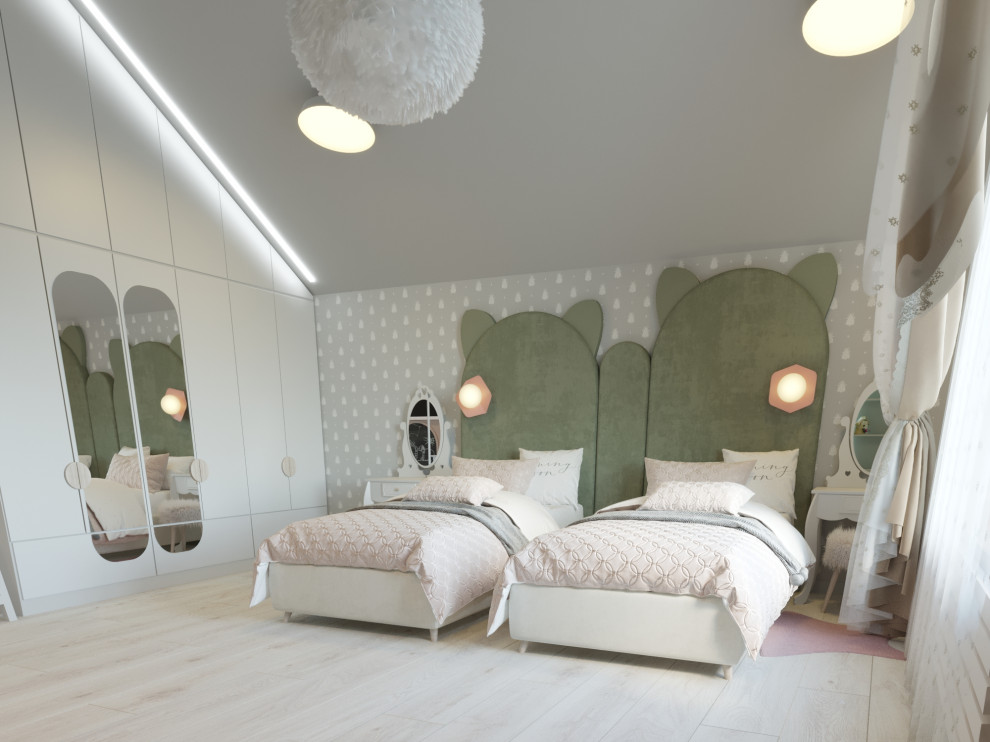 Интерьер дома, с мрамором и яркими акцентами