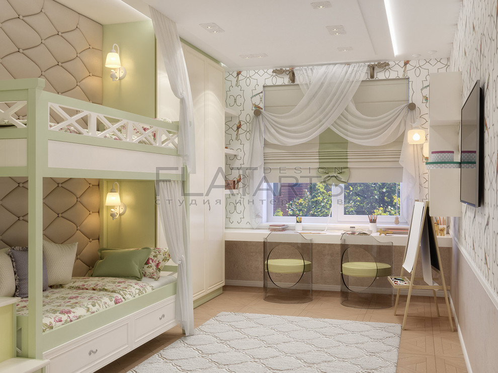 Дизайн 3-ной квартиры 90 кв.м. в стиле эклектика