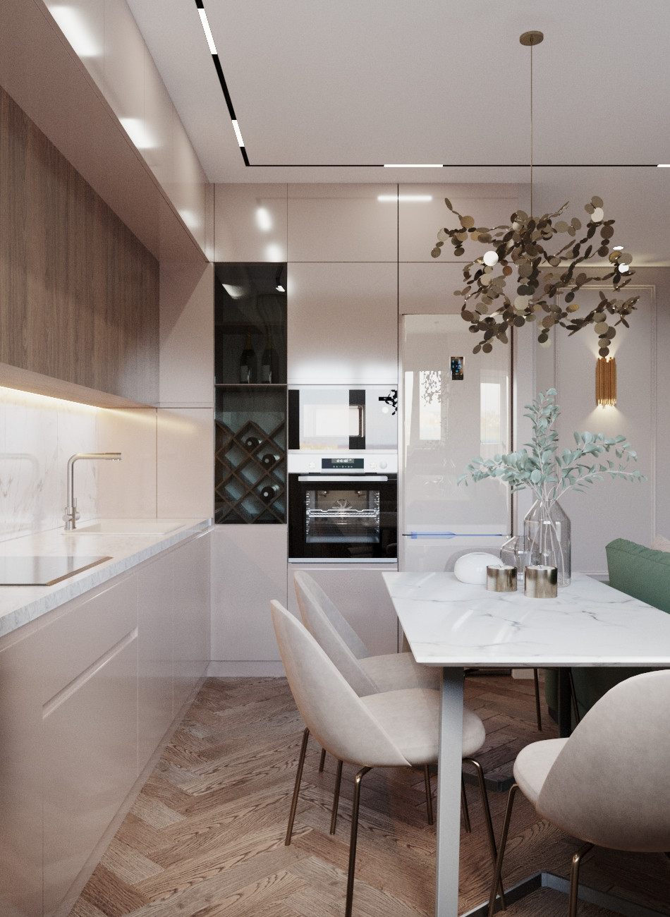 Интерьер квартиры жк Калининский