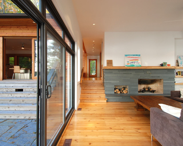 Beaver Lake modern-wohnzimmer