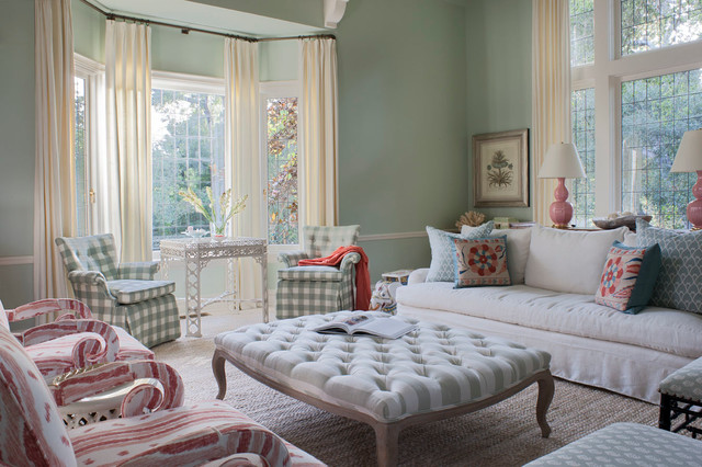 Montecito Vacation Home beach-style-living-room