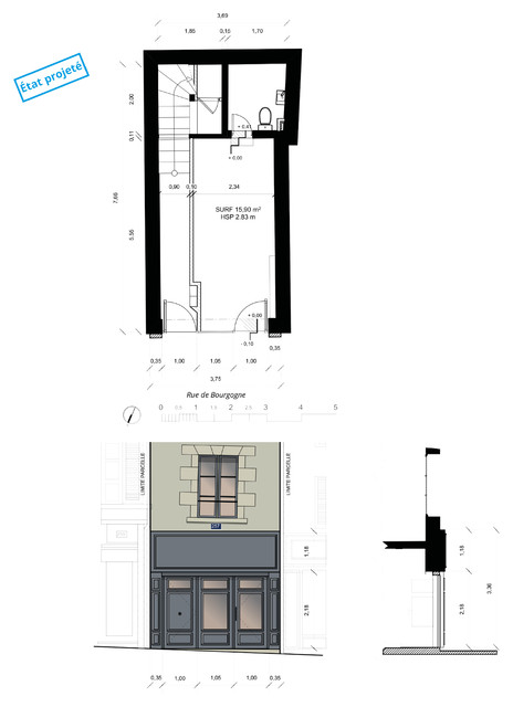 Conception d'une devanture commerciale klassisk-hus-og-facade