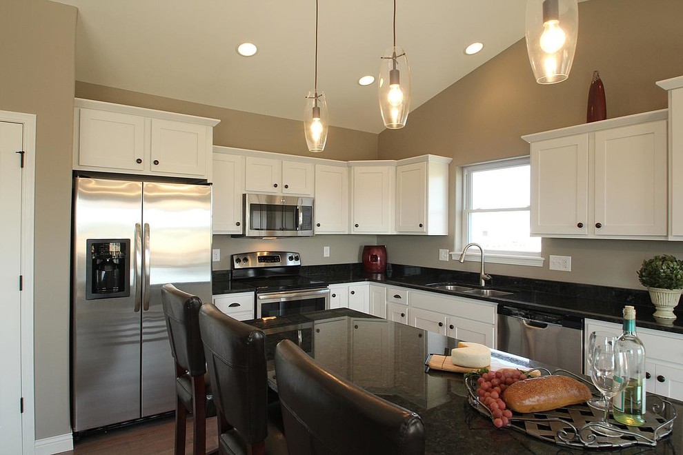 Kitchen - transitional kitchen idea in Cedar Rapids