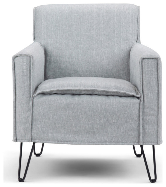 Warren Accent Chair with Hairpin Legs