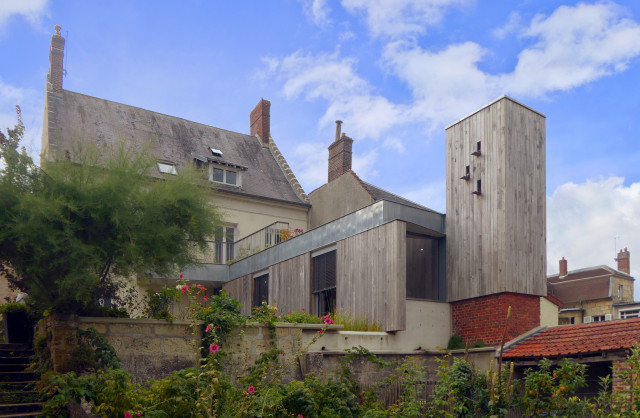L'extension dans son site hus-og-facade