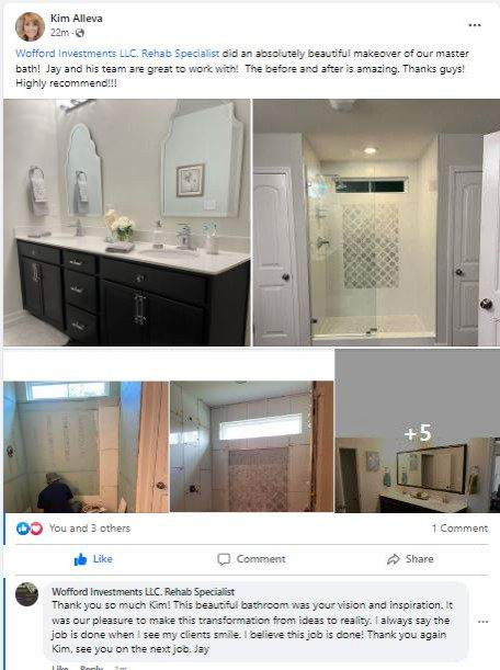 Kim Shower Upgrade