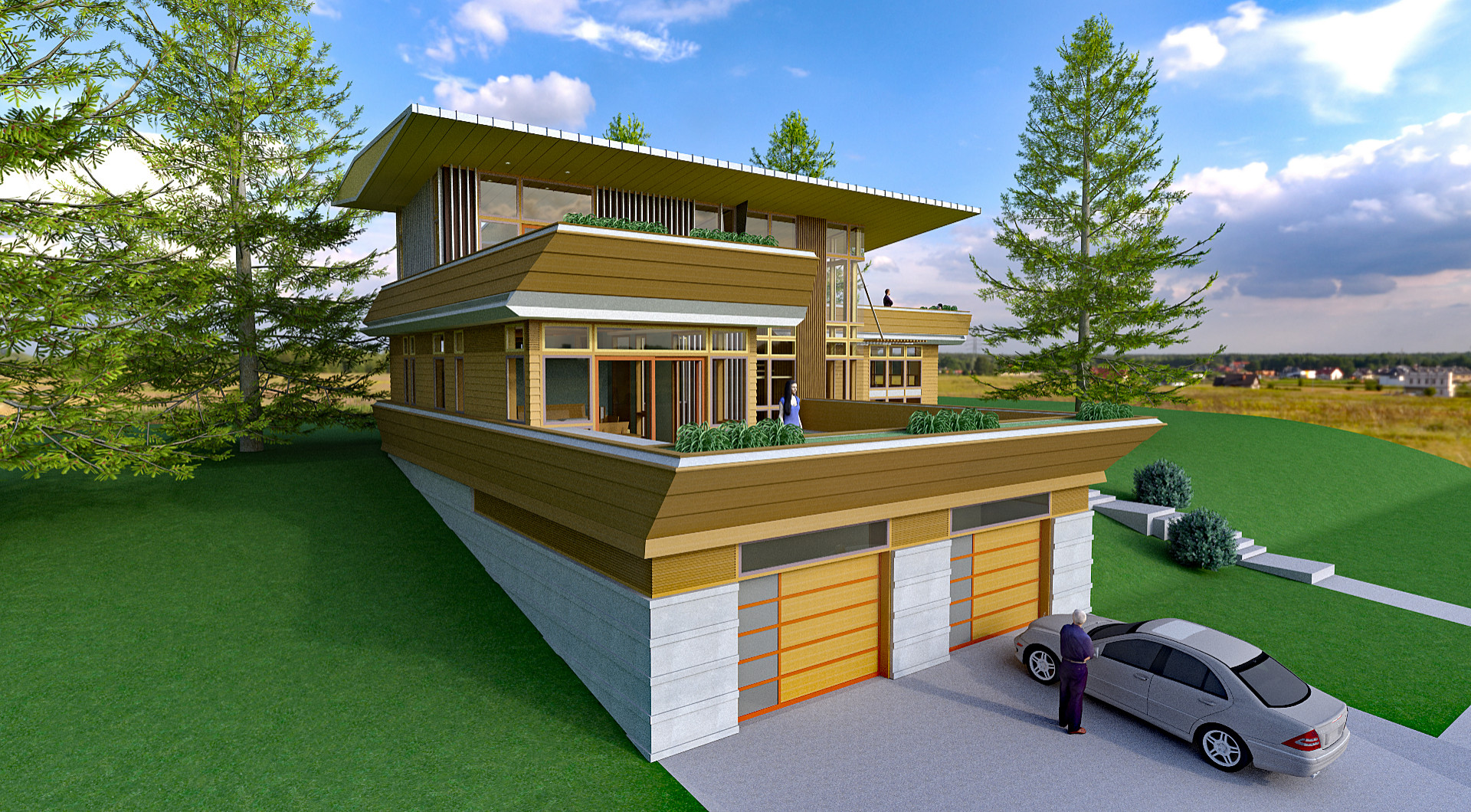 'Shooting Stars' Unbuilt Projects: The Eder Residence