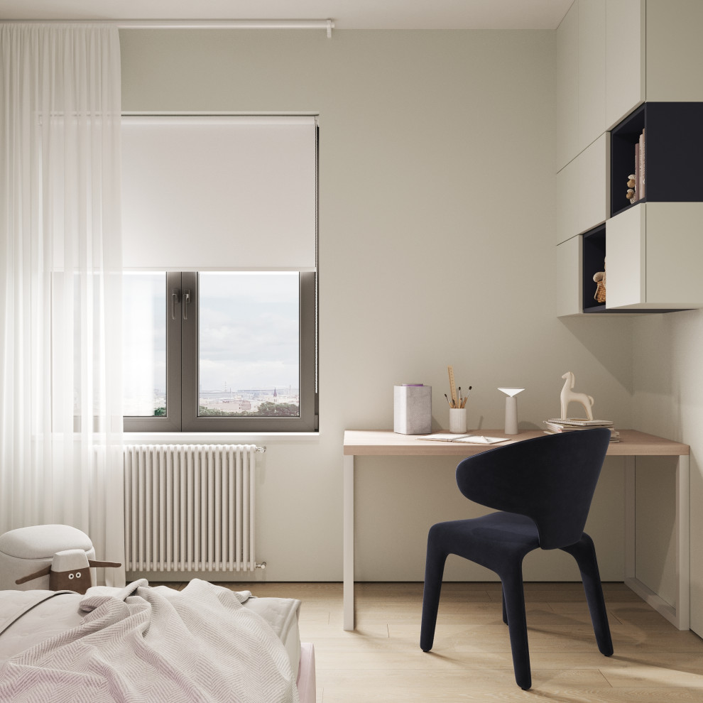 Проект 3-х комн. квартиры для семьи с 2 детьми в ЖК iLona, Санкт-Петербург, 2022