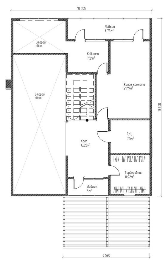 Загородный дом в европейском стиле – 282,6 кв.м.