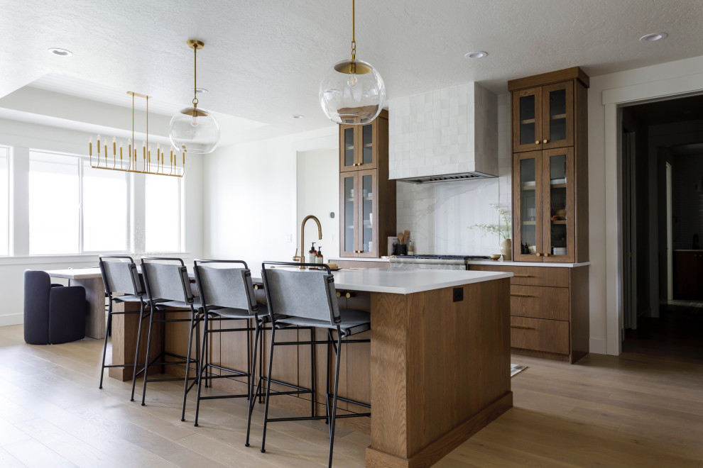 This is an example of a scandi kitchen in Boise.