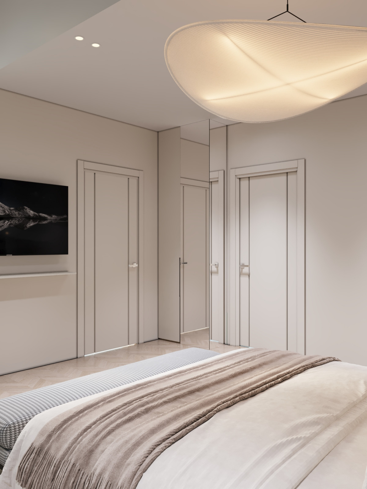 Современный стиль спальня