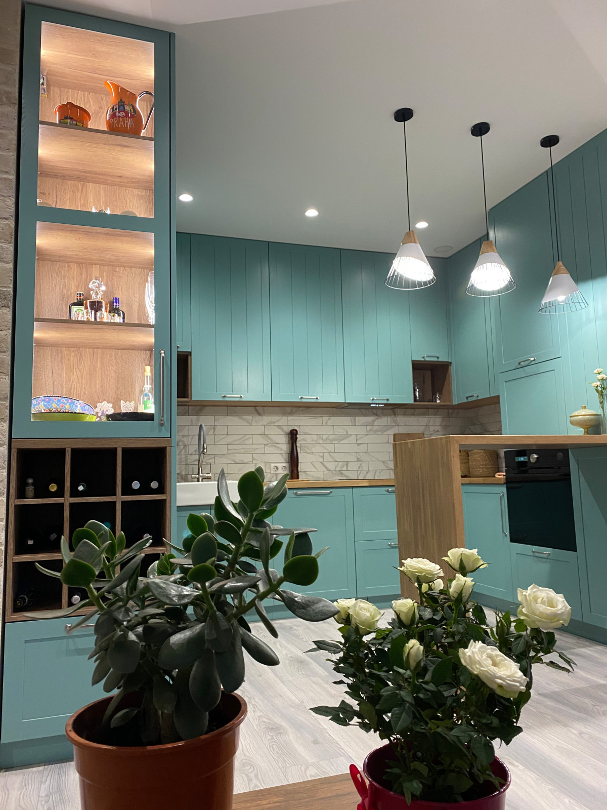 П-образная Кухня в стиле «Прованс»