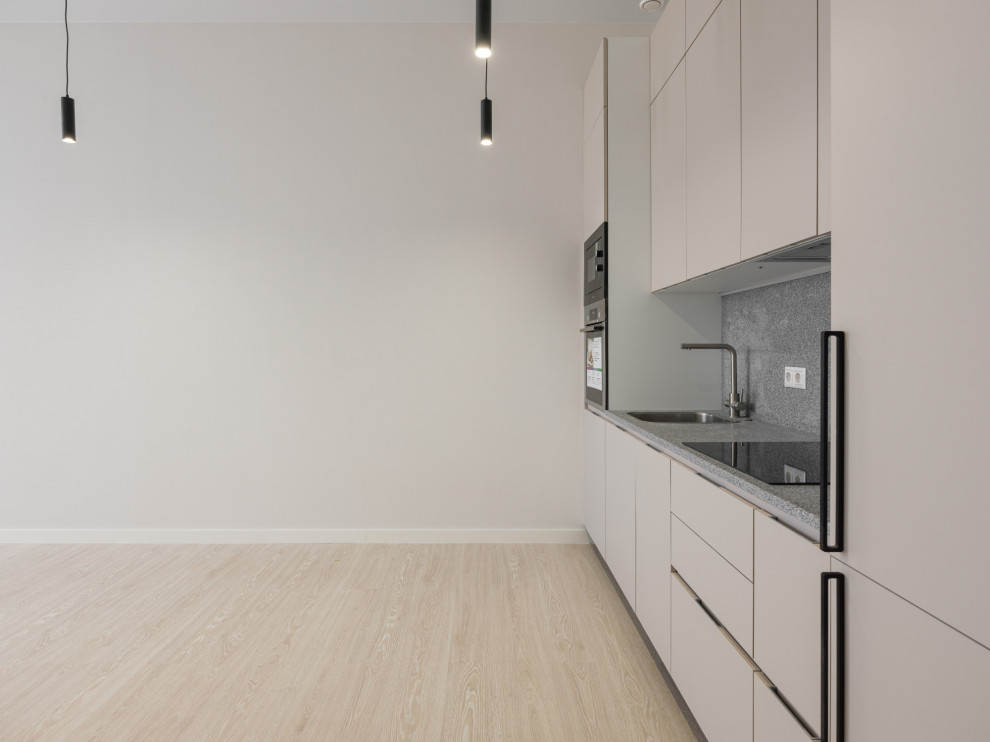 однушка в светлых тонах