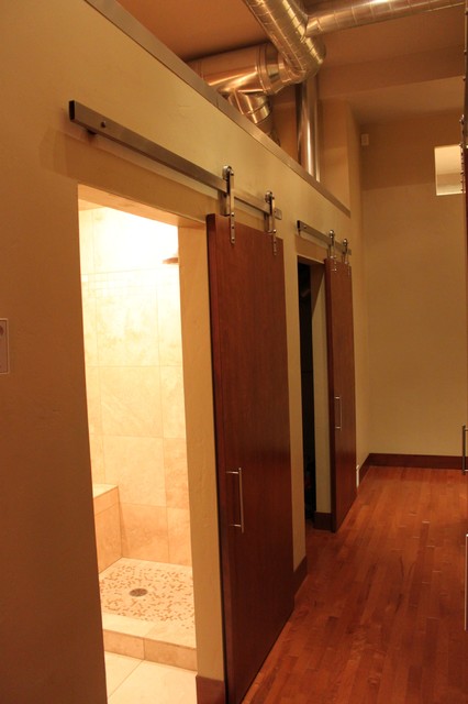 Loft modern-hallway-and-landing