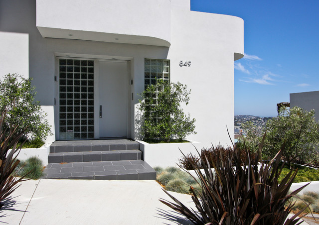 Liberty Hill moderno-fachada
