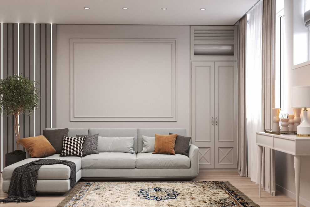 Квартира в Челябинске в стиле "неоклассика"