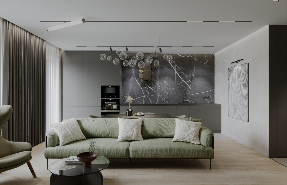 Дизайн квартиры 56м² в Красноярске