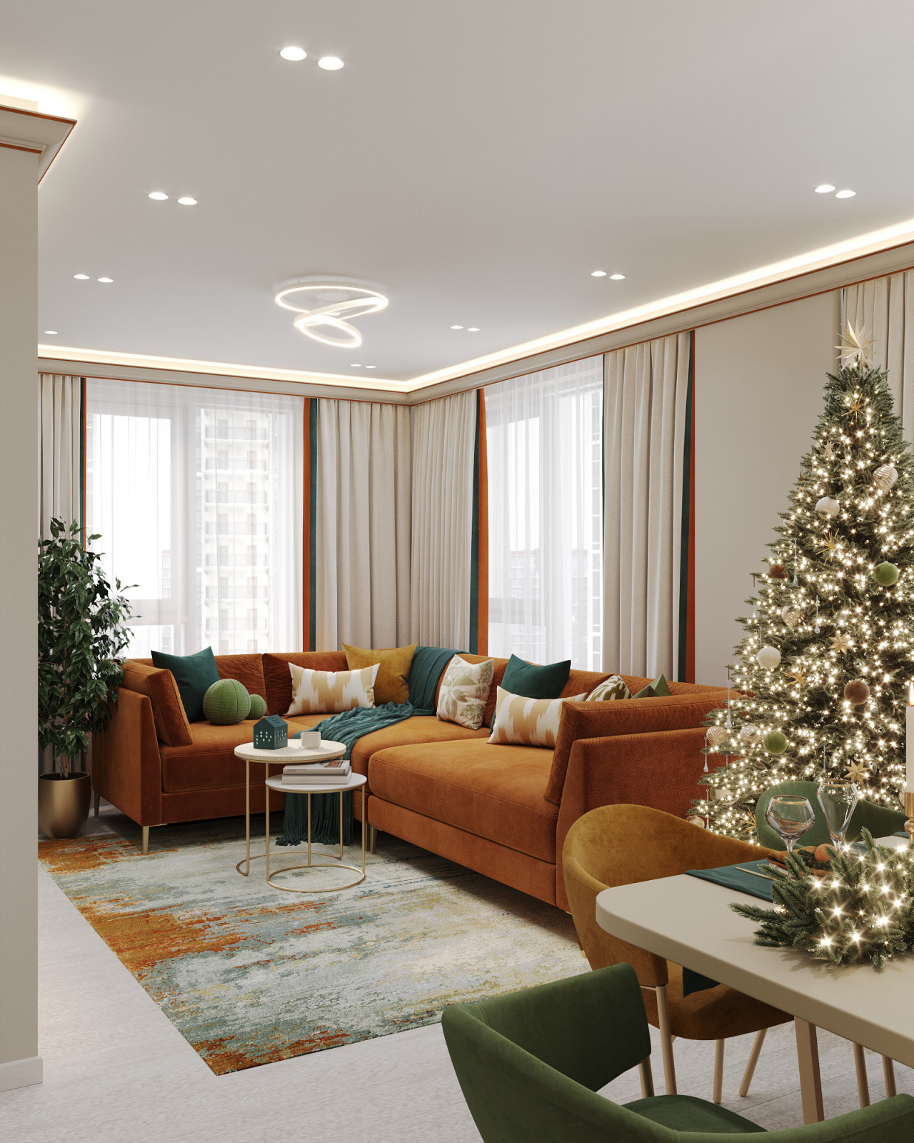 оранжевое небо 89 метров квадратных