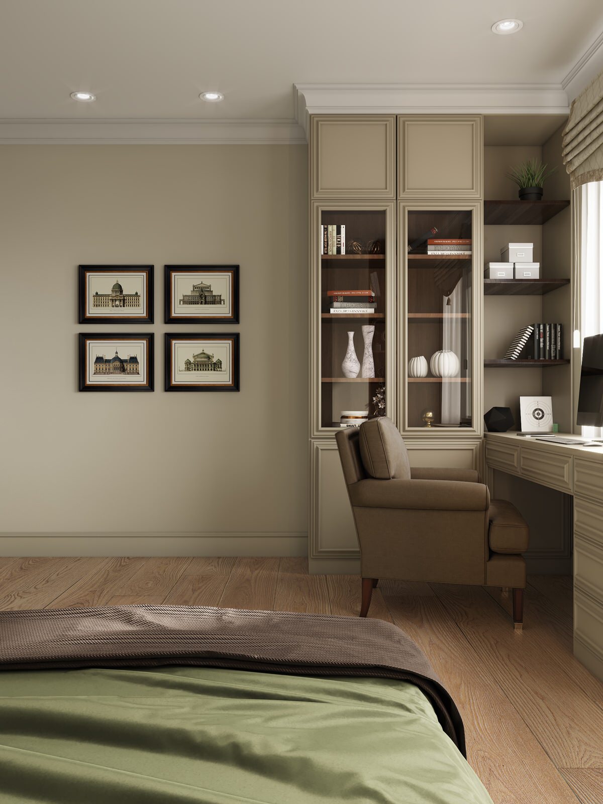 Двухуровневая квартира для пары со взрослым сыном