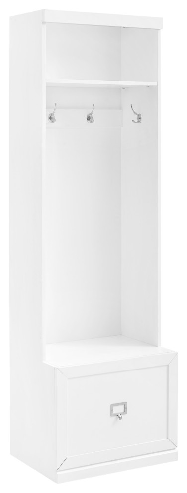 Harper Hall Tree White - Transitional - Hall Trees - by Homesquare | Houzz