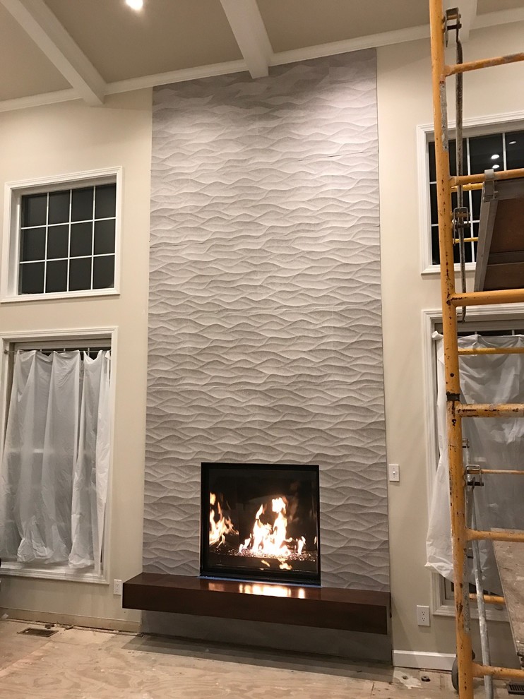 Tiled Fireplace Edge Trim