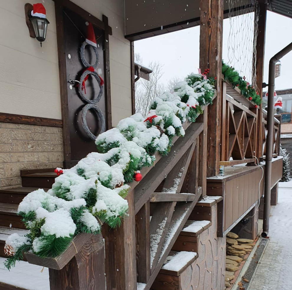 Отделка фасада дома на п. Де-Фриз