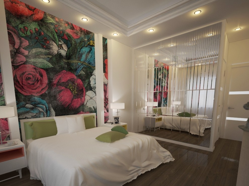 Яркая спальня для молодой девушки