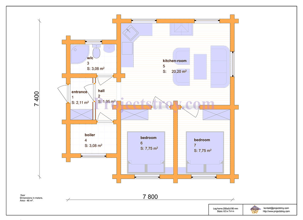 Проекты деревянных домов