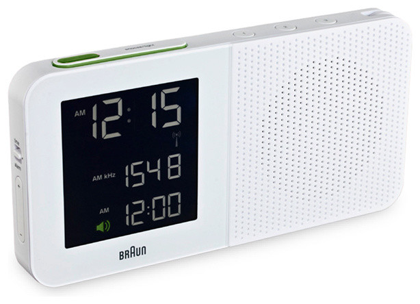 Digital Alarm Clock Radio - White - Braun