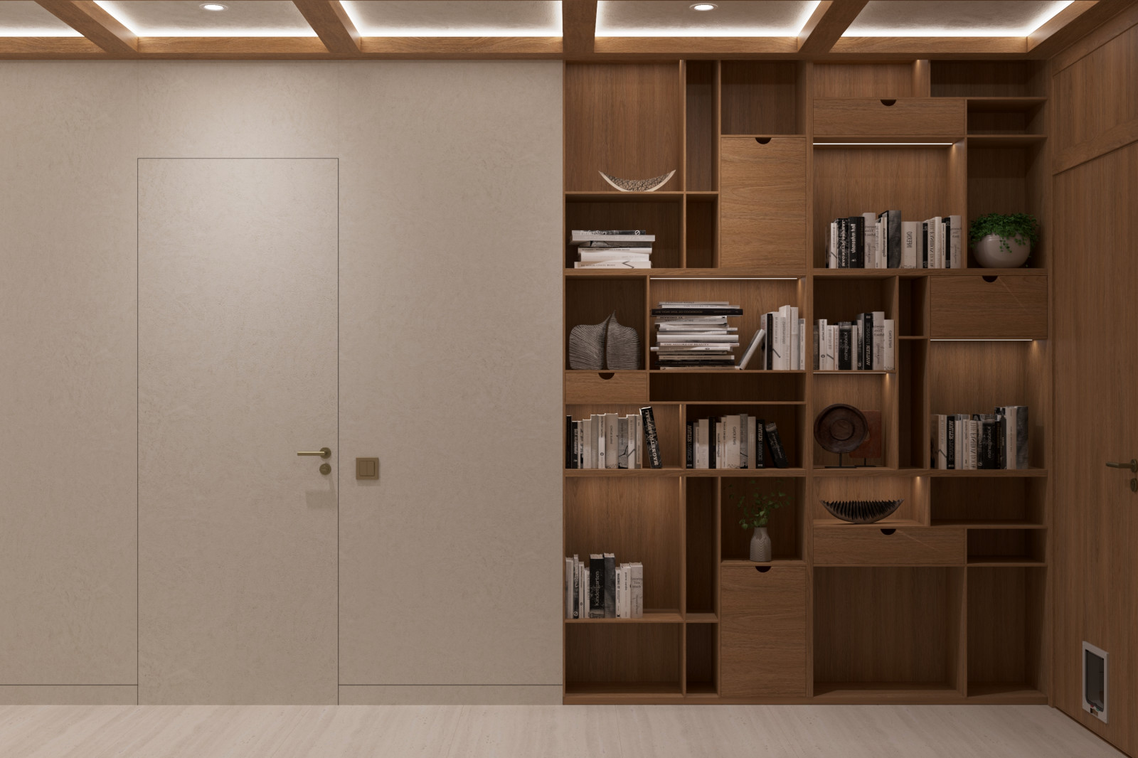 Проект квартиры в Москве, джапанди