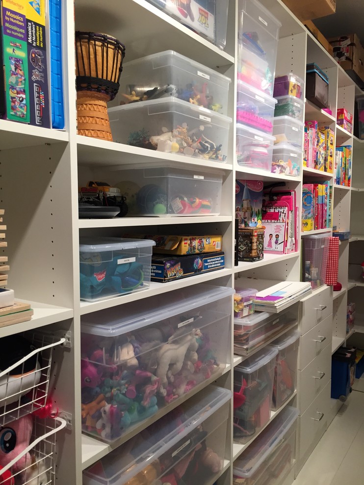 Toy Storage Closet Organization and Spaces Traditional Closet Chicago by Organization