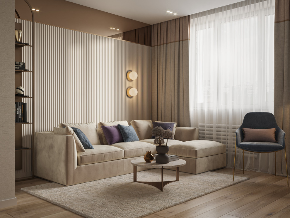 Zefir. Дизайн-проект квартиры, 60 кв.м