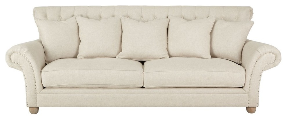 Ivory Tufted Couch Outlet, 55% OFF | www.gruposincom.es