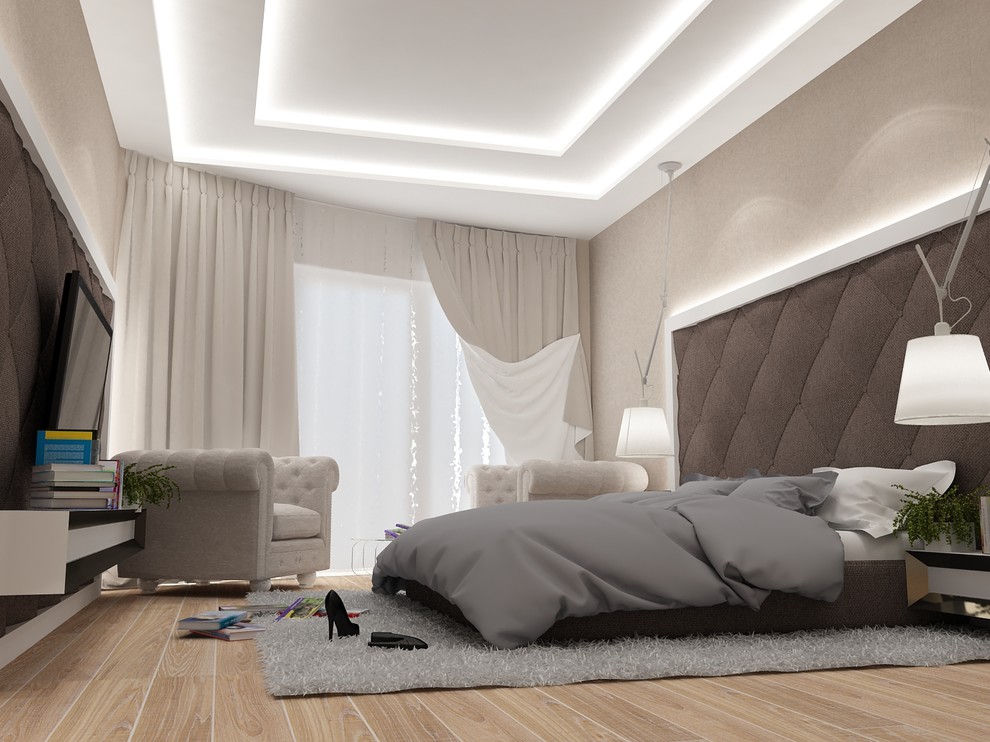 Спальня  в стиле МИНИМАЛИЗМ