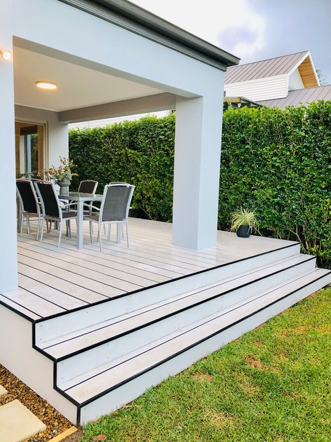 Custom Hardie Deck modern-deck