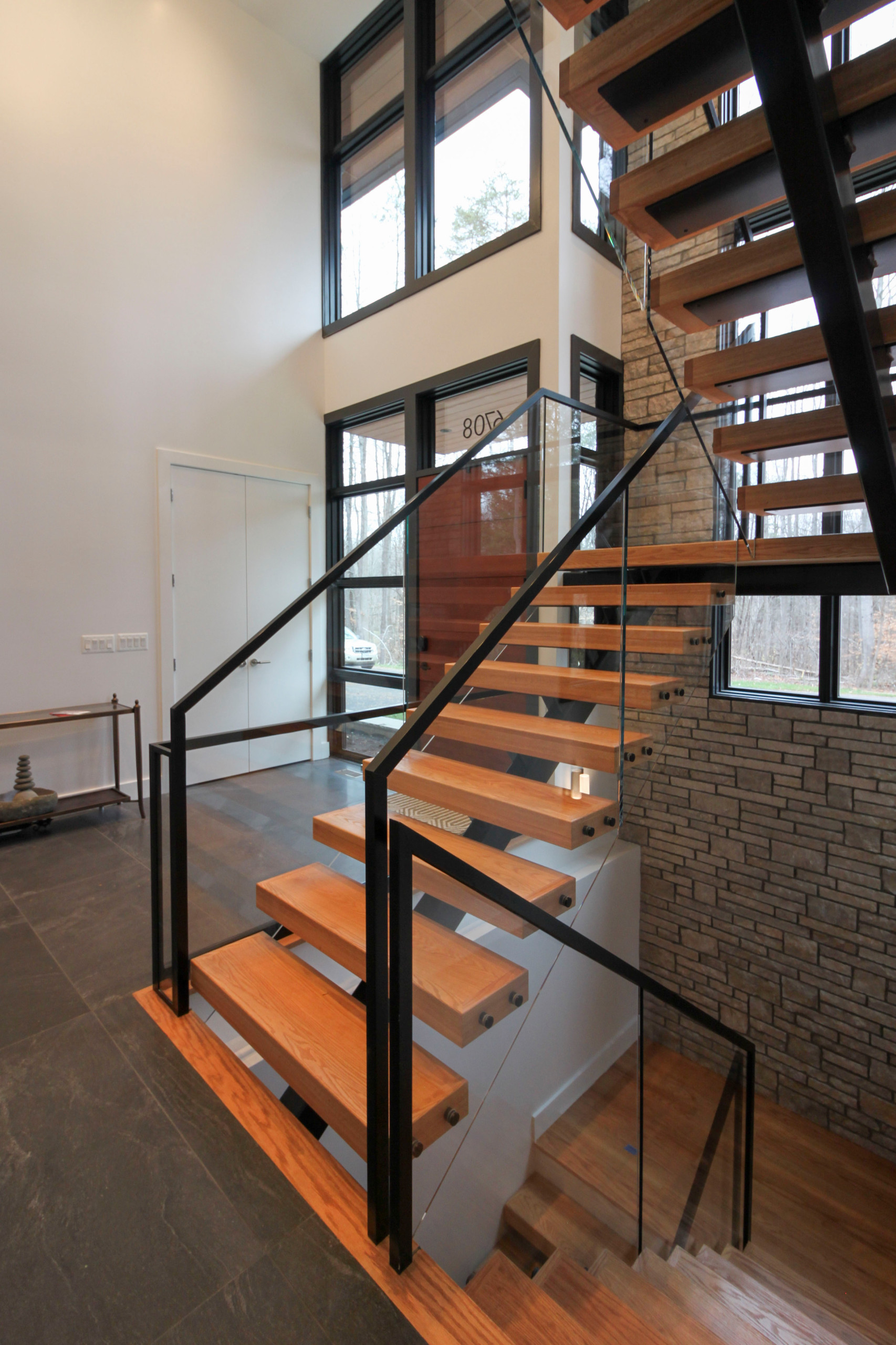 98_Sun Filled Modern Staircase Surrounded by Private Forest, Clifton VA 20124