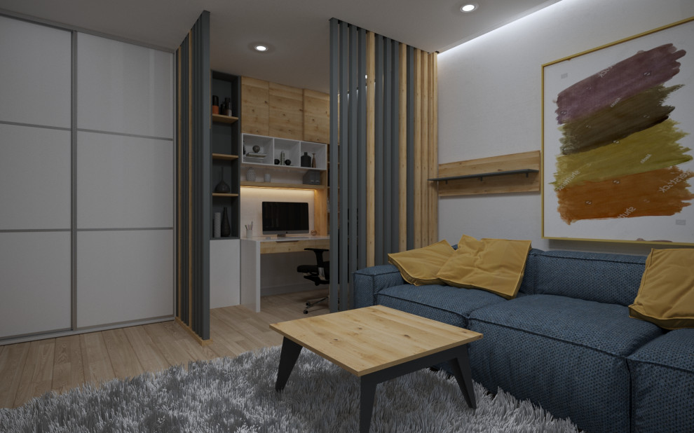 Современный проект квартиры для молодой семьи!