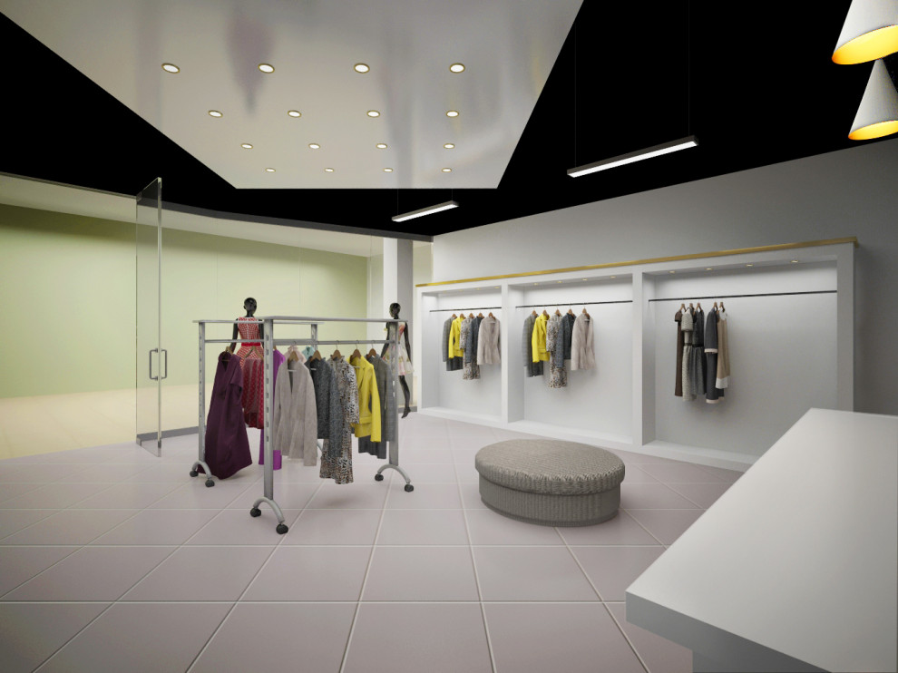 Дизайн интерьера торгового отдела