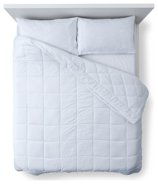 A1HC Organic Cotton Lightweight Cotton Fill Duvet insert, King