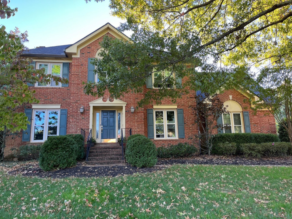 Exterior trim colors for red brick house