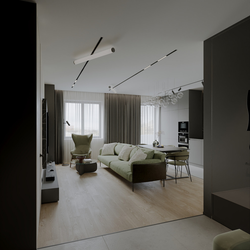 Дизайн квартиры 56м² в Красноярске