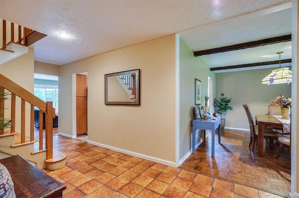 Foyer Before with Old Dining Room