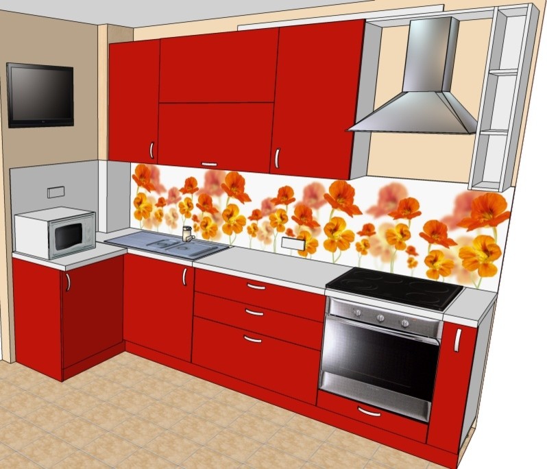 Кухня угловая 2,65х1,25 м. 68000 р.