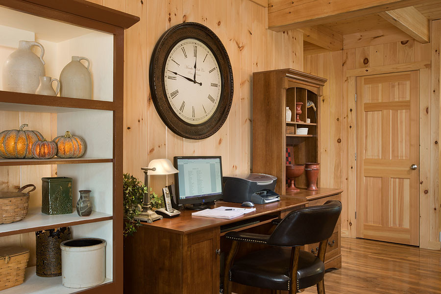 Country home office in Burlington.